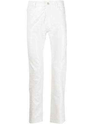 Courrèges pantalon Vinyl - Blanc