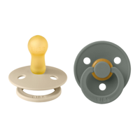 BIBS Fopspeen 6-18 Maanden Vanilla/Pine