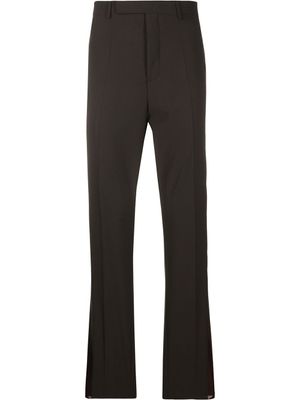 Rick Owens pantalon droit à pinces - Marron