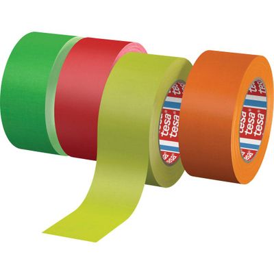 tesa 04671-00053-10 Textieltape tesaband 4671 Neon-oranje (l x b) 25 m x 25 mm 1 stuk(s) tesa 04671-00053-10 Textieltape tesaband 4671 Neon-oranje (l x b) 25 m x 25 mm 1 stuk(s)