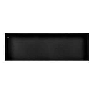 Looox Colour BoX inbouwnis - 90x30x10cm - RVS Zwart mat CBOX90MZ