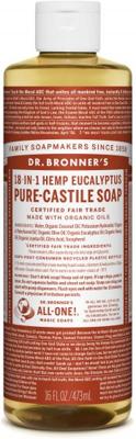 Dr. Bronner's Gel Eucalyptus 18-in-1 Pure-Castile Soap 475ml
