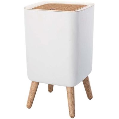 Vrijstaande duwbak voor badkamer - MALMO SQUARE - KITCHEN MOVE - 10L - Designer hout