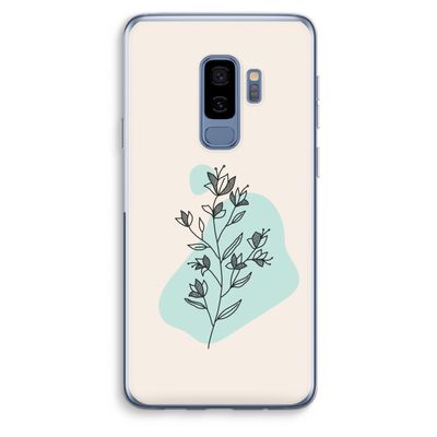 Violets are blue: Samsung Galaxy S9 Plus Transparant Hoesje