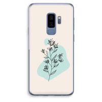 Violets are blue: Samsung Galaxy S9 Plus Transparant Hoesje