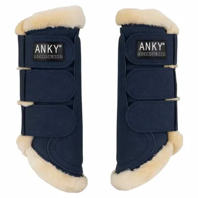 Anky Beenbeschermers VJ24 donkerblauw maat:m Anky Beenbeschermers VJ24 donkerblauw maat:m