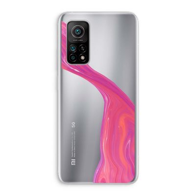 Paarse stroom: Xiaomi Mi 10T 5G Transparant Hoesje