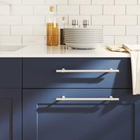 VidaXL Handvatten 10 st 224 mm roestvrij staal zilverkleurig