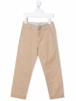 Woolrich Kids pantalon chino à logo brodé - Tons neutres - thumbnail