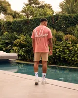 Malelions Split T-Shirt Heren Roze - Maat XS - Kleur: Roze | Soccerfanshop