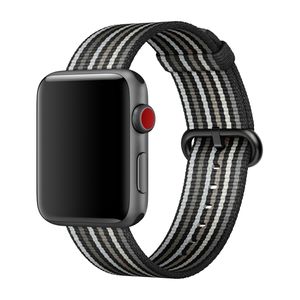 Apple origineel Woven Nylon Apple Watch 38mm / 40mm / 41mm Black Stripe - MRHC2ZM/A