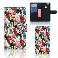 Huawei P10 Lite | Telefoonhoesje | Met pasjeshouder | Birds