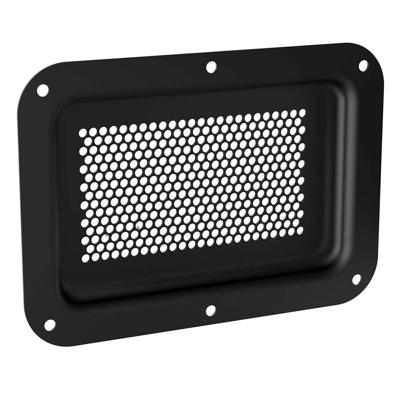 Penn Elcom D2101K-04 ventilatieschotel geperforeerd groot zwart
