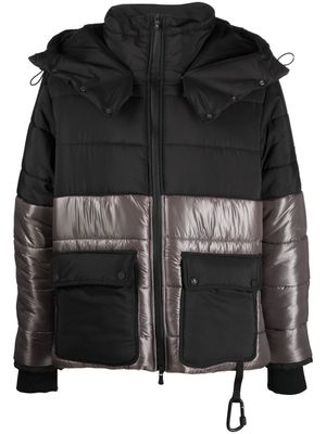 Mauna Kea veste matelassée à design bicolore - Noir