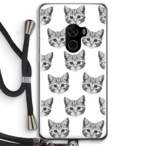 Kitten: Xiaomi Mi Mix 2 Transparant Hoesje met koord