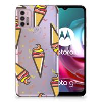 Motorola Moto G30 | G10 | Siliconen Case | Icecream