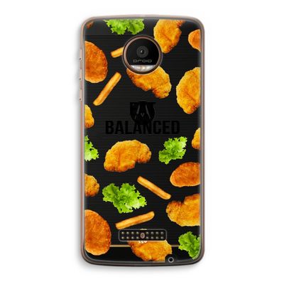 Eat Balanced: Motorola Moto Z Force Transparant Hoesje