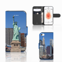 Apple iPhone 5 | 5s | SE Flip Cover Vrijheidsbeeld - thumbnail
