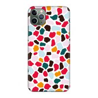 Colored Giraffe: Volledig geprint iPhone 11 Pro Max Hoesje
