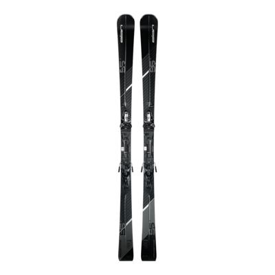 Elan PRIMETIME 55 + EMX 12.0 BLK/SIL Piste Ski`s 172 Elan PRIMETIME 55 + EMX 12.0 BLK/SIL Piste Ski`s 172