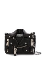 Moschino petit sac porté épaule Biker - Noir