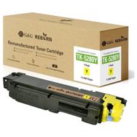 G&G Toner vervangt Kyocera TK-5280 Compatibel Geel 11000 bladzijden Reborn remanufactured 21299