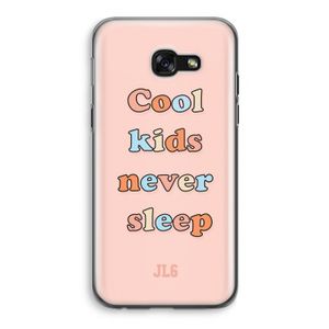 Cool Kids Never Sleep: Samsung Galaxy A5 (2017) Transparant Hoesje