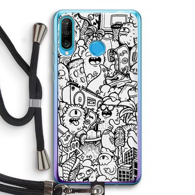 Vexx City #2: Huawei P30 Lite Transparant Hoesje met koord