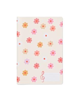 HEMA Muziekschrift A5 Bloemen