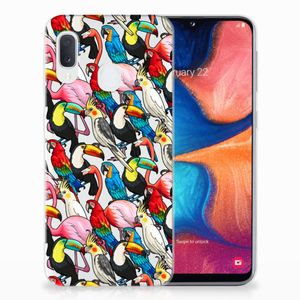 Samsung Galaxy A20e TPU Hoesje Birds