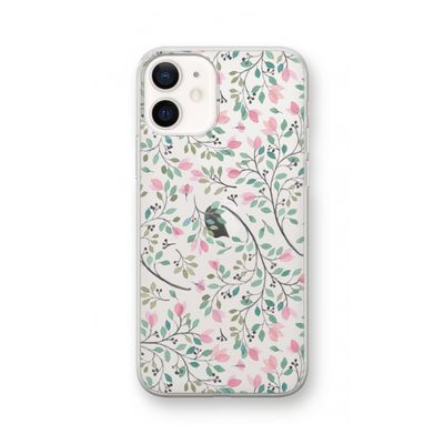 Sierlijke bloemen: iPhone 12 Transparant Hoesje