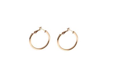 Go Dutch Label Ronde Buis Creolen 2.5 Cm Goud