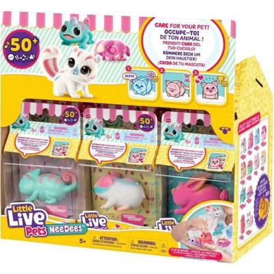 Needes - LITTLE LIVE PETS - Serie 2 - Elektronische huisdieren - Doos met 9 willekeurige modellen