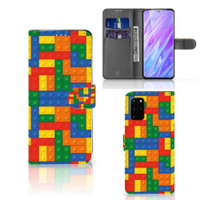 Samsung Galaxy S20 Plus Telefoon Hoesje Blokken - thumbnail