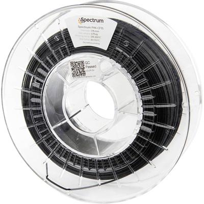 Spectrum Filaments 80584 PA6 CF15 Filament PA6, PA6-CF15 (koolstof) Koolstofvezelversterkt, Mat, Slagvast, Hittebestendig 1.75 mm 750 g Zwart 1 stuk(s)