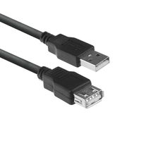 ACT AC3040 USB Verlengkabel USB-A Male/USB-A Female - 1,8 meter - thumbnail