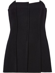 Proenza Schouler haut bustier à fermeture zippée - Noir