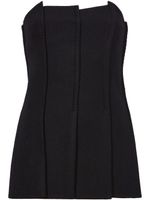 Proenza Schouler haut bustier à fermeture zippée - Noir - thumbnail