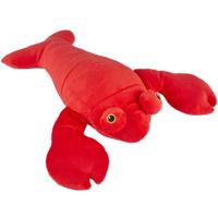 Ravensden Kreeft knuffel - rood - pluche - 33 cm - knuffeldier