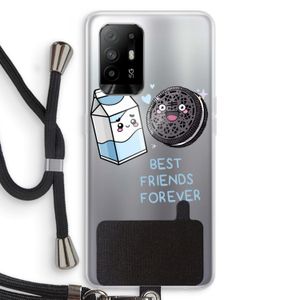 Best Friend Forever: Oppo A95 5G Transparant Hoesje met koord