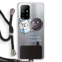 Best Friend Forever: Oppo A95 5G Transparant Hoesje met koord