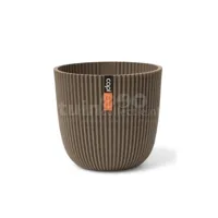 Capi Bloempot Groove Warm Taupe Ø21,5cm