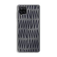 Marrakech Zigzag: Samsung Galaxy A12 Transparant Hoesje