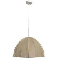 Leen Bakker - Hanglamp Cilou E27 - 120xØ40 Cm - Stof/Metaal/Kunststof - Groen