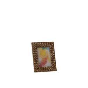 J-Line fotolijst Schelp - kunststof - beige - small - 2 stuks