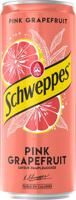 Schweppes Pink grapefruit frisdrank, sleek blik van 33 cl, pak van 24