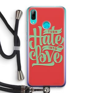 Turn hate into love: Huawei P Smart (2019) Transparant Hoesje met koord