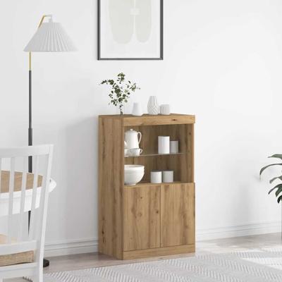 Dressoir Bruin 60 x 37 x 100 cm Bewerkt hout