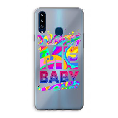 Touch Me: Samsung Galaxy A20s Transparant Hoesje