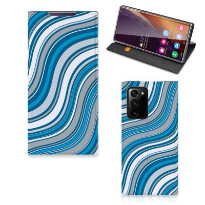 Samsung Galaxy Note 20 Ultra | Hoesje met Magneet | Waves Blue